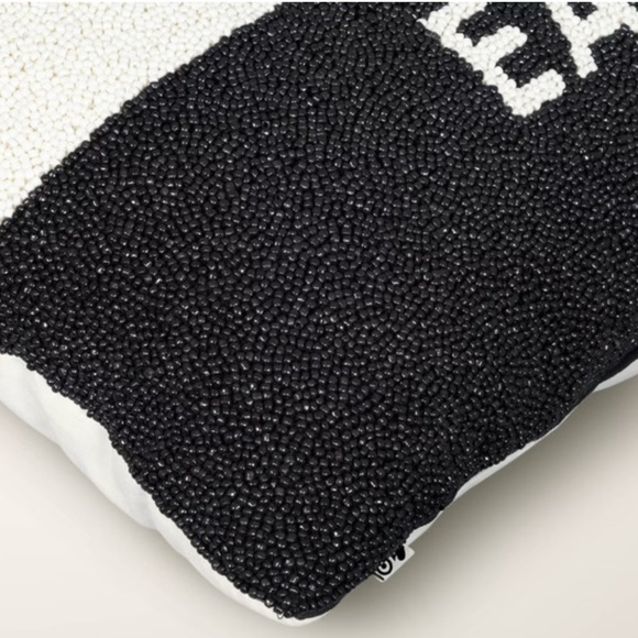kate spade new york x Target Take It Easy Beaded Colorblock Rectangle Pillow - Picture 4 of 4
